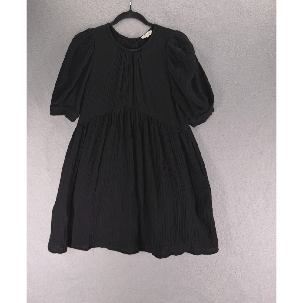 Roolee Dress Womens S Gauze Babydoll Swing Crinkle Minimalist Coastal Whimsigoth